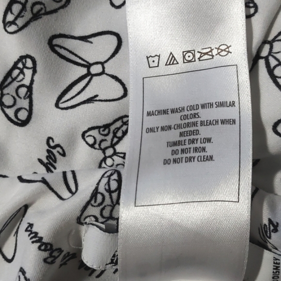 Disney World Minnie Mouse Rain Jacket Gray Glittery Logo Size Medium - Picture 12 of 15